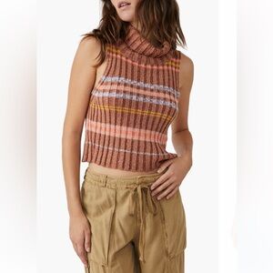 Free People-Edith Turtleneck Sweater Vest